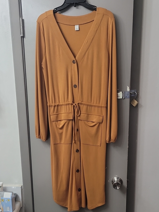 Old Navy Dresses & Skirts - Old Navy Mustard Ladies Knit Dress